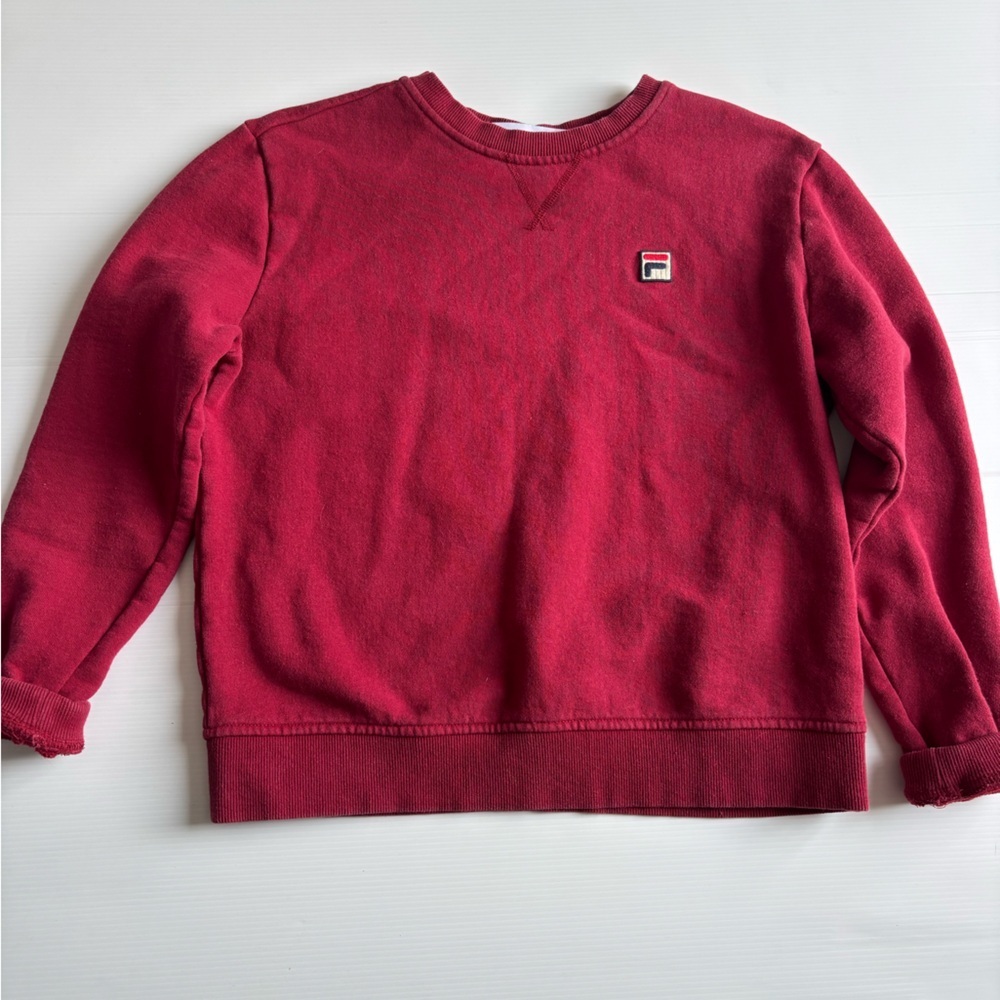 Fila Red Crewneck Women's Size Medium